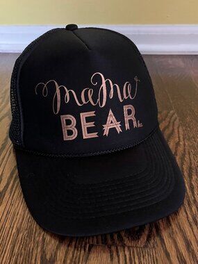Loved by Hannah And Eli Mama Bear Trucker Hat